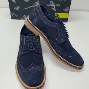 JOULES men’s leather SIZE 9 shoes New blue